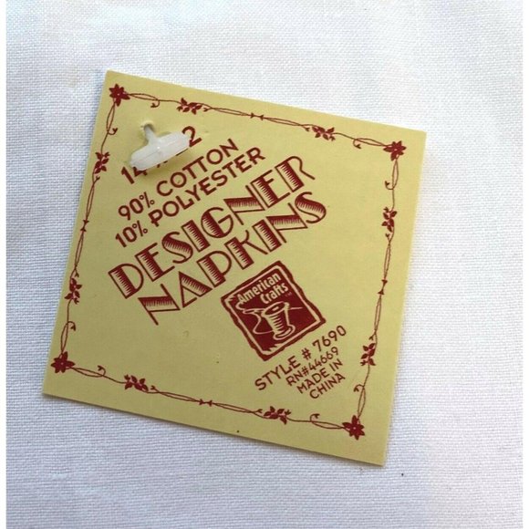 Fruit Bowl Designer Napkins Applique Blue Gingham Kitchen Crafts Blue 14 x 22 - Picture 3 of 5